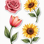 Nature & Outdoors - Sticker Sheet v19